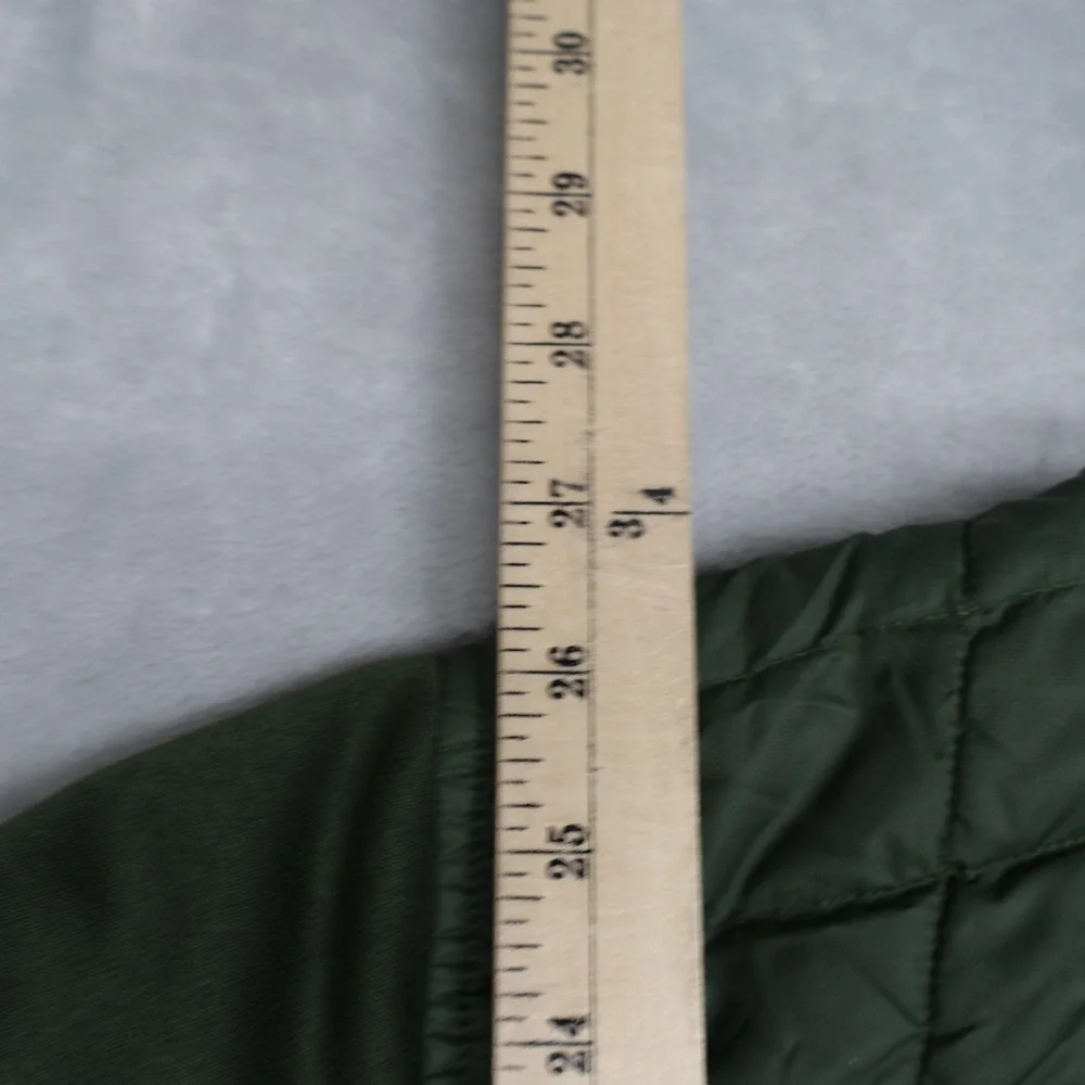 North Face Jacket Mens Large Green Kilowatt Thermoball Quilted Hooded Insulated